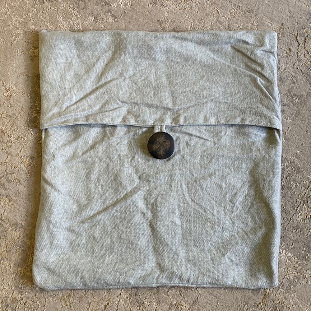 Pottery Barn Textured Linen Pillow Cover 18” inch square